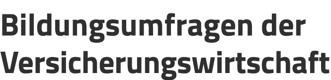 Bildungsumfragen der Versicherungswirtschaft