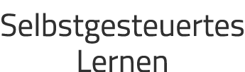 Selbstgesteuertes Lernen